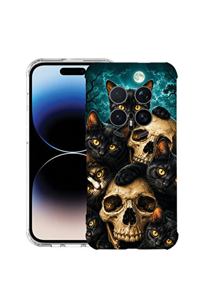 bestcase Husă Antișoc pentru Honor Magic8 Pro, Pisică Neagră, 3156781 AS 2128