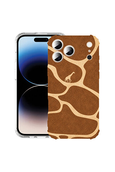 bestcase Husă Antișoc pentru Apple iPhone 17 Pro / iPhone 18 Pro, Model Giraf...