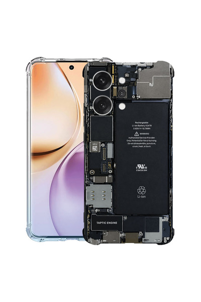 bestcase Husă Antișoc pentru OPPO Reno14 F / Reno14 FS, Placă de circuit, 205...