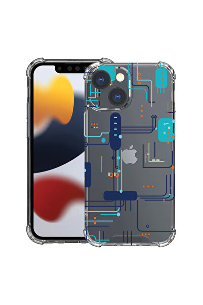 bestcase Husă Antișoc pentru Apple iPhone 15, Placă de circuit, 1668629 AS 2092