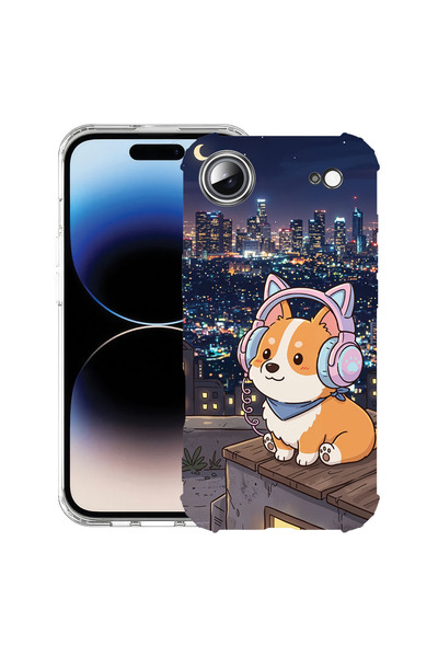 bestcase Husă Antișoc pentru Apple iPhone 17 Air, Câine - Viața în Orașul Mar...