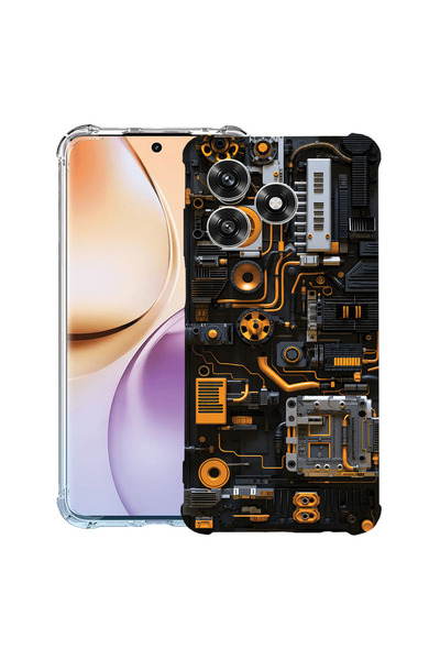 bestcase Husă Anti Shock Case For Xiaomi Redmi 13, Circuit Board, 1828625 AS ...