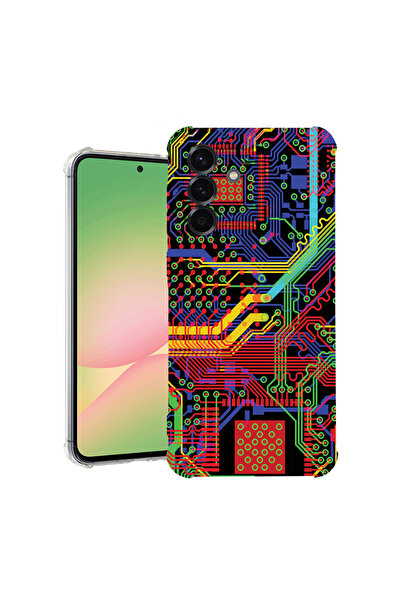 bestcase Αντικραδασμική Θήκη για Samsung Galaxy A35, Σχέδιο Πλακέτας Κυκλώματ...