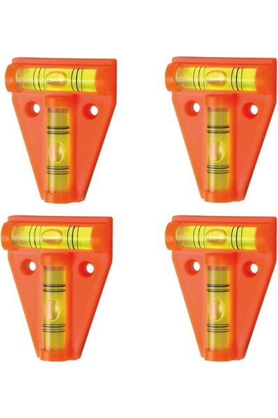 Generic 4 Pcs Small Caravan Spirit Level, Caravan Levelling Motorhome Gadget,...