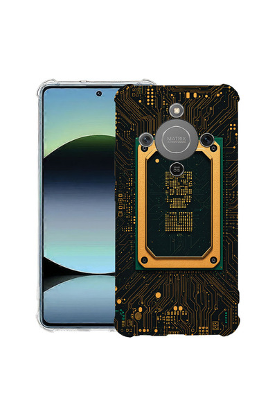 bestcase Husă Antișoc pentru Honor Magic8 Lite / X70, Placă de circuit, 31283...