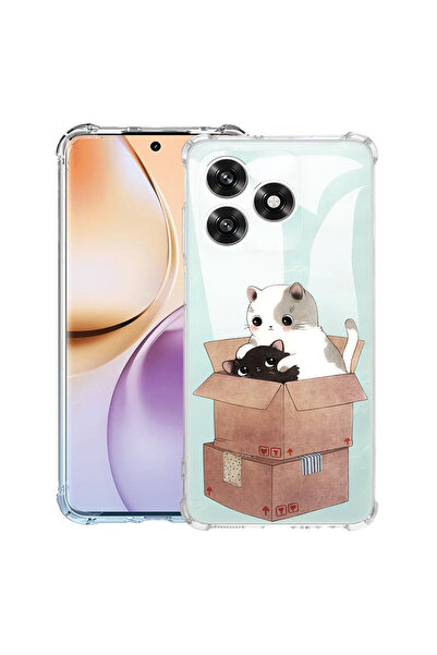 bestcase Husă Antișoc pentru Honor X5c Plus / X5C, Pisici se joacă într-o cut...