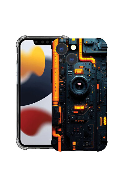 bestcase Husă Antișoc pentru Apple iPhone 15, Placă de circuit, 1668629 AS 2093