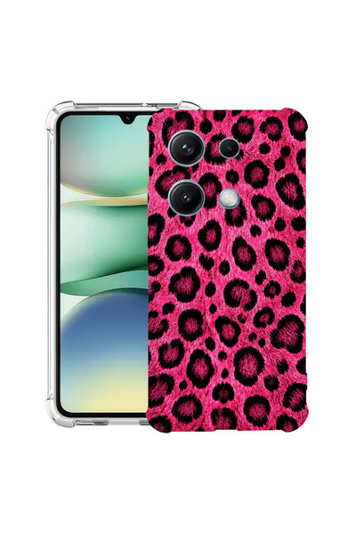 bestcase Противоударен калъф за OPPO A6 Pro, розов леопардов десен, 2099996 A...