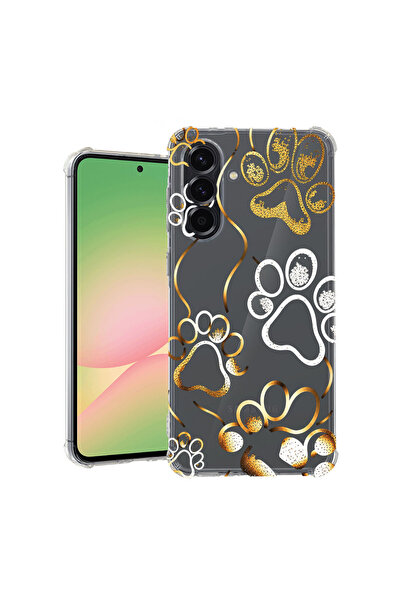 bestcase Αντικραδασμική Θήκη για Galaxy S25 Plus, Αποτυπώματα πατούσας γάτας,...