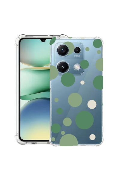 bestcase Husă Anti Shock Case For OPPO A6 Pro, Green Polka Dots, 2099996 AS 2137