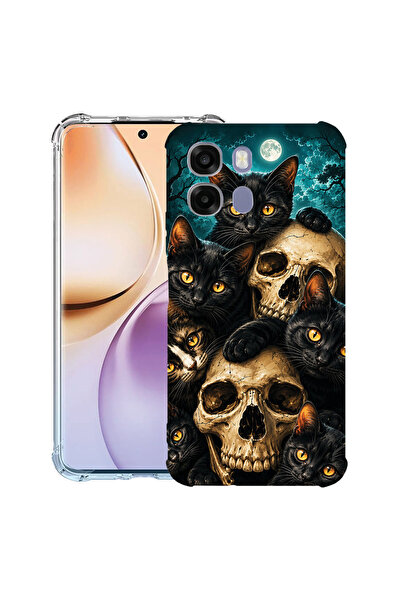 bestcase Husă Antișoc pentru Realme 16 Pro Plus, Pisică Neagră, 3156847 AS 2128
