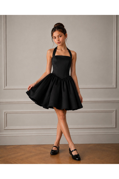 INDRESS STUDIO Kız Çocuk Tasarım Kısa Elbise