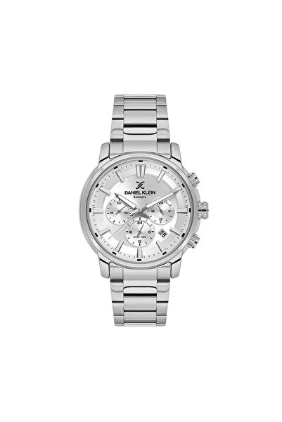 Daniel Klein Exclusive - Ceas Barbatesc Quartz Argintiu DK.6.14442-1