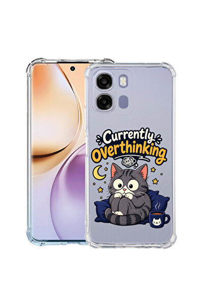 bestcase Husă Antișoc pentru Realme 16 Pro Plus, Pisică care gândiește prea m...