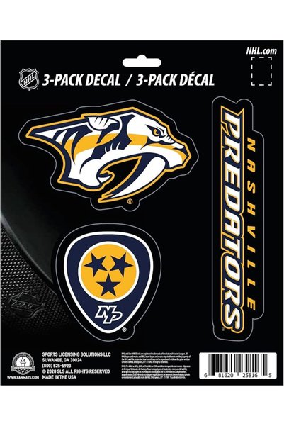 FANMATS NHL Team Decal, 3-Pack