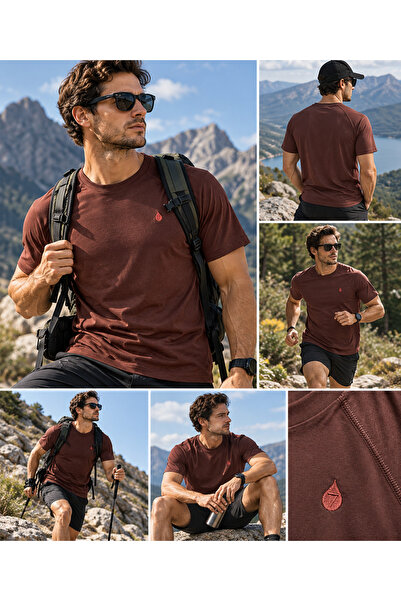 RAIN7 Rain 7 Yün & Modal ( Tencel ) Outdoor & Günlük T-shirt