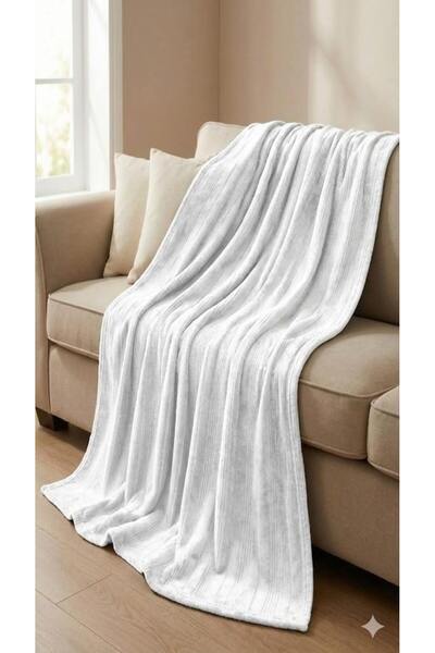 Özdilek (Nev)Battaniye Soft Embossed Gray Double Size