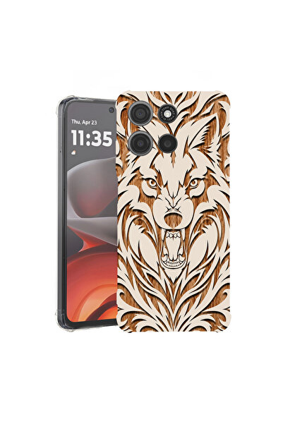 bestcase Husă Antișoc pentru Motorola Edge 60 Pro, Nature Wolf, 2052054 AS 2209