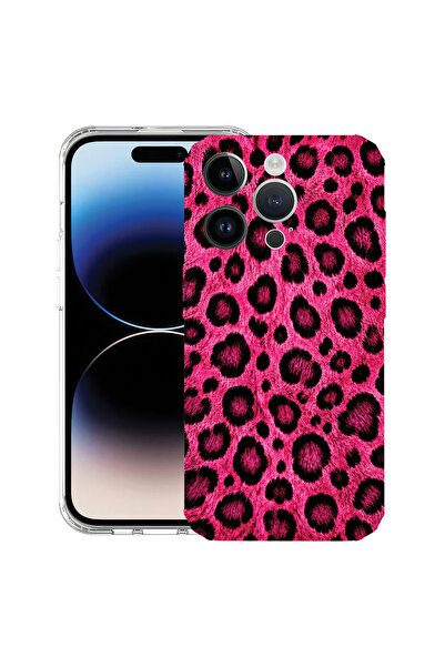 bestcase Θήκη Αντικραδασμική για Apple iPhone 15 Pro Max, Ροζ Σχέδιο Λεοπάρδα...