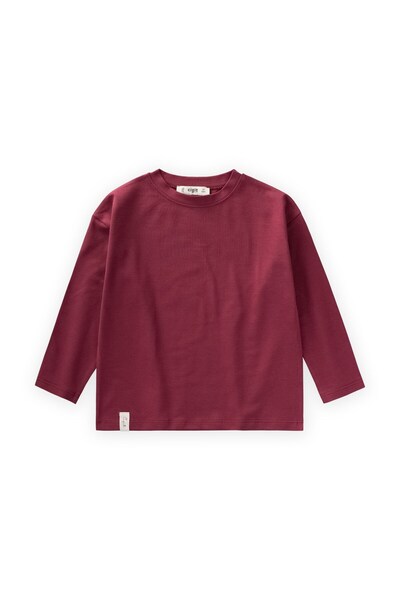 Cigit Mevsimlik Basic T-Shırt 2-10 Yaş Bordo