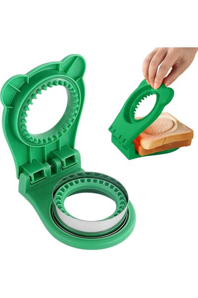 Generic Sandwich Cutter and Sealer, Metal toast sealer, DIY Decruster Pocket ...