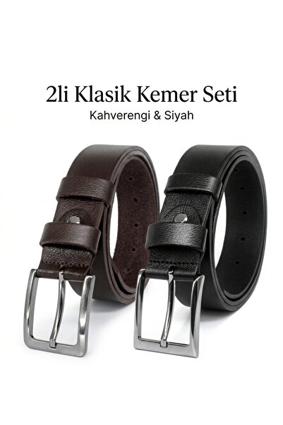Livize Men's Belt |   Single Layer Natural Buffalo Leather |   Genuine Leathe...
