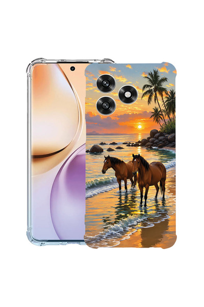 bestcase Husă Antișoc pentru Honor 600 Lite, Cai la apus, 3145732 AS 2201