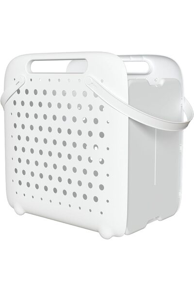 Generic 45L Durable Collapsible Laundry Basket, Foldable Plastic Hamper with ...
