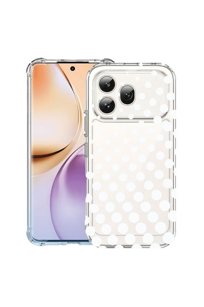 bestcase Husă Anti Shock Case For Honor 600, White Polka Dots, 3159975 AS 2132