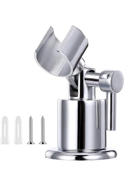 Generic Shower Head Holder with 180° Adjustable Angle, Chrome Handheld Shower...