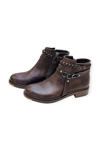 KAFKASLAR AYAKKABI Daily Short-Size Flat Non-Slip Thermo-Sole New Knitted Buc...