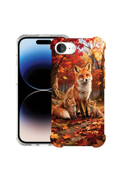 bestcase Противоударен калъф за Apple iPhone 17e / iPhone 16e, Вълчи майка и ...