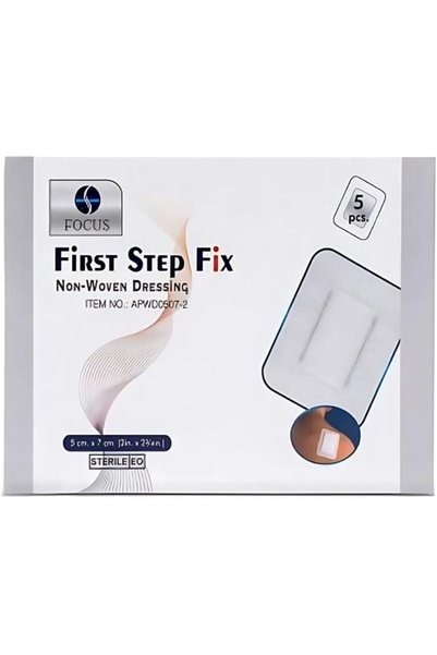 Generic Fix 5x7 cm Adhesive Wound Dressing – 5 Sterile, Individually Wrapped ...