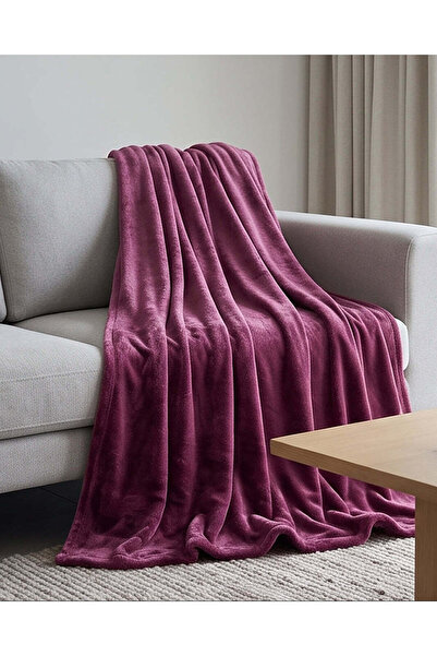 REDTAG Purple Flannel Blanket 150 × 200 cm