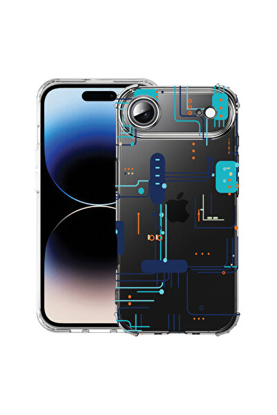 bestcase Husă Antișoc pentru Apple iPhone 17 Air, Placă de circuit, 2052027 A...