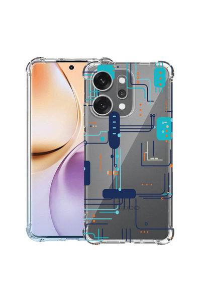 bestcase Husă Antișoc pentru OPPO Reno14 F / Reno14 FS, Placă de circuit, 205...