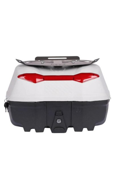 TIEN SC44 Motosiklet Çantası 44 Litre Beyaz Üst Taşıma Demirli