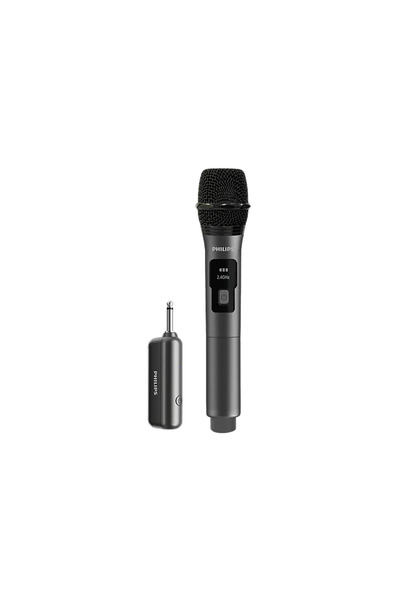 Philips 2.4 ghz Kablosuz Tekli Mikrofon Siyah