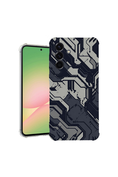 bestcase Αντικραδασμική Θήκη για Samsung Galaxy A36, Σχέδιο Πλακέτας Κυκλώματ...