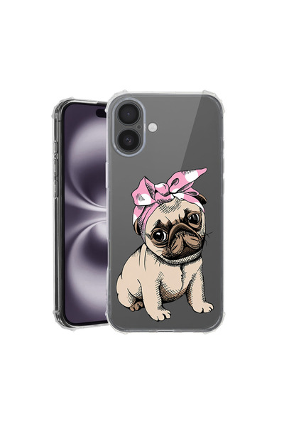 bestcase Αντικραδασμική Θήκη για Apple iPhone 16, Γαλλικό Μπουλντόγκ, 1828630...