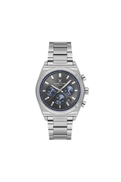 Daniel Klein Exclusive - Ceas Barbatesc Quartz Argintiu DK.1.14357-5