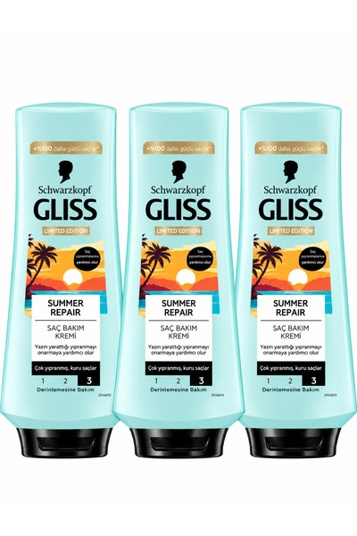 Gliss Summer repair hair care cream 360 ml *3 pieces
