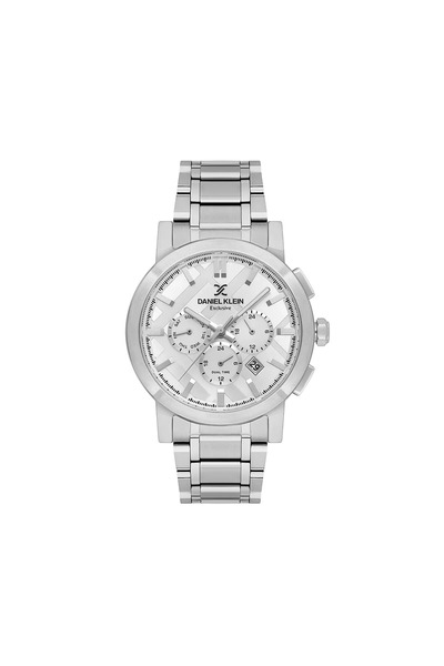 Daniel Klein Exclusive - Ceas Barbatesc Quartz Argintiu DK.1.14352-1