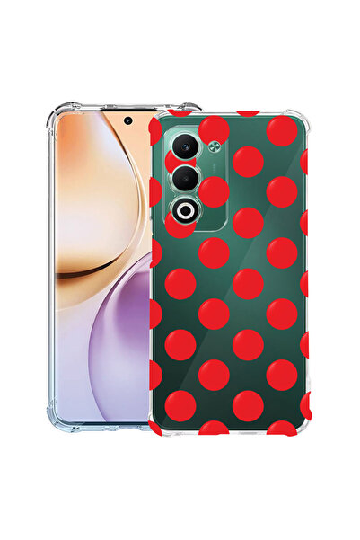 bestcase Husă Antișoc pentru OPPO A5, Buline Roșii, 2052056 AS 2130