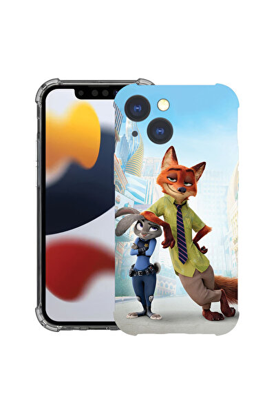 bestcase Husă Antișoc pentru Apple iPhone 14, Lup și iepure, 1399704 AS 2189