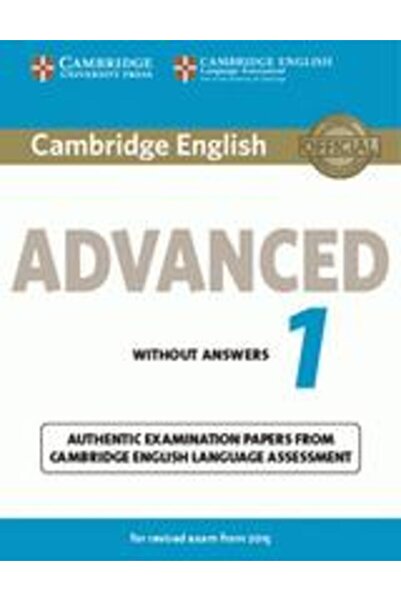 Cambridge University Press CAMBRIDGE ENGLISH ADVANCED 1 SB WO/A (ΓΙΑ ΤΟ ΑΝΑΘΕ...
