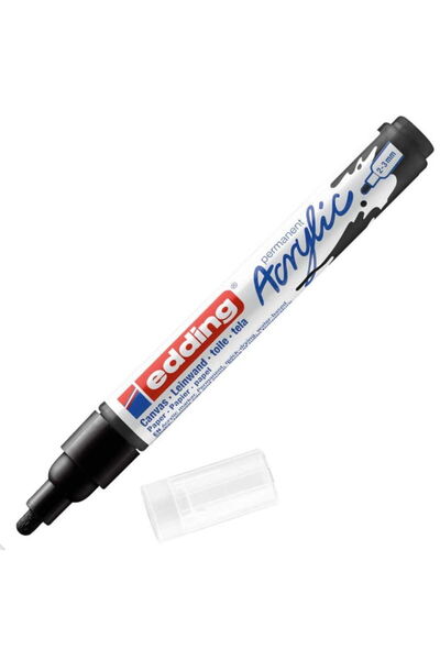 Edding 5100 ΑΚΡΥΛΙΚΟΣ ΜΑΡΚΕΡ 2-3MM ΜΑΥΡΟ