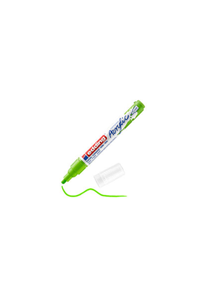 Edding 5100 ΑΚΡΥΛΙΚΟΣ ΜΑΡΚΑΔΟΡΟΣ 2-3MM ΚΙΤΡΙΝΟ-ΠΡΑΣΙΝΟ
