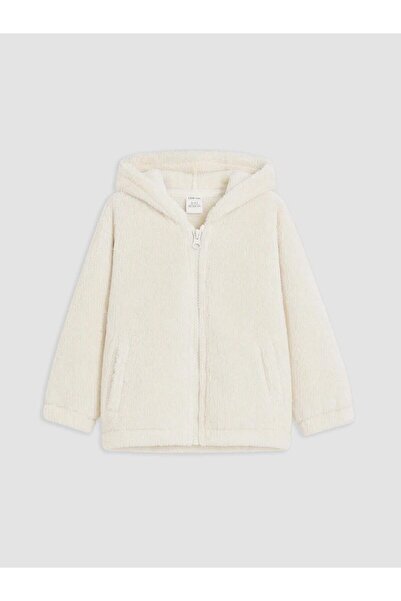 LC Waikiki Girl's Hooded Zipper Sweatshirt (W6)
