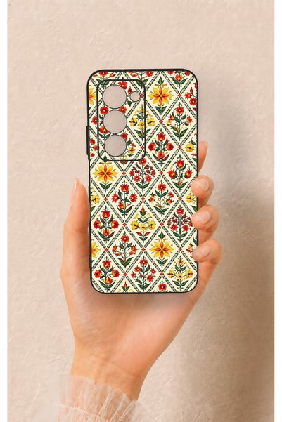 Vip Case حافظة سيليكون بنمط زهرة التوليب متوافقة مع هاتف Redmi 15 5G